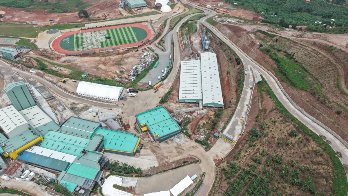 Factory Aerial View